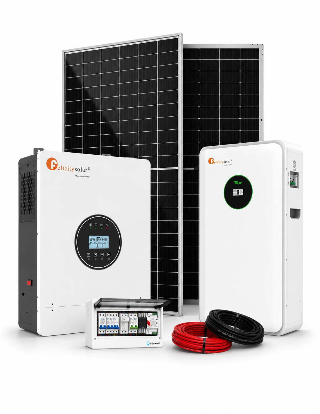 Kit solar 3 kW + 5 kWh