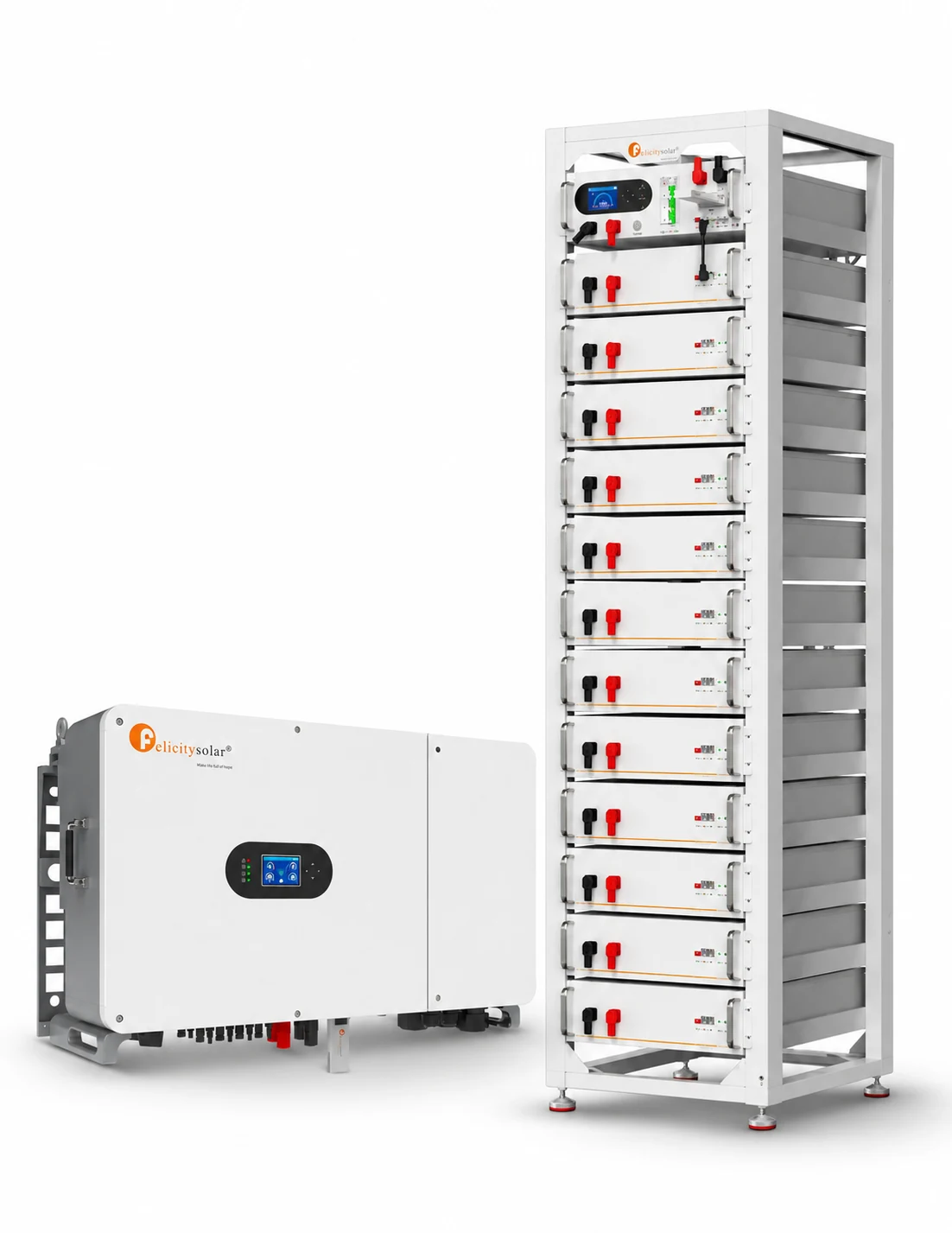 Kit trifásico 25/50kW + 65kWh de respaldo