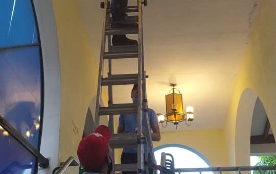 Working at EVA (Vocational School of Art) Vicentina de la Torre