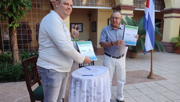 Signing of the Collaboration Agreement with the Office of the Historian of the City of Camagüey