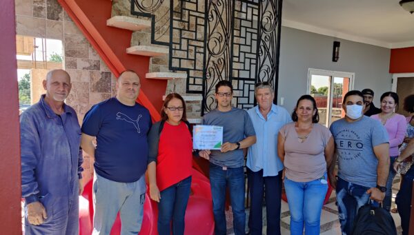 RENOVA S.U.R.L. receives certificate for the use of renewable energy.