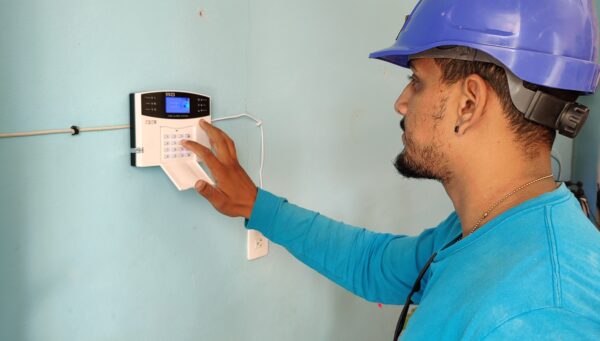 Installation of security system in the residential sector