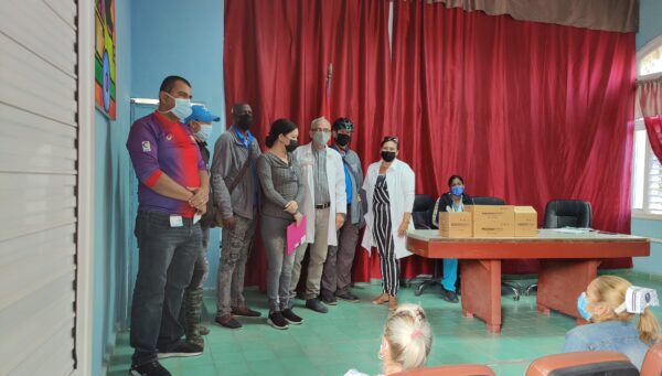 Donation to the Eduardo Agramonte Piña Pediatric Hospital in Camagüey.