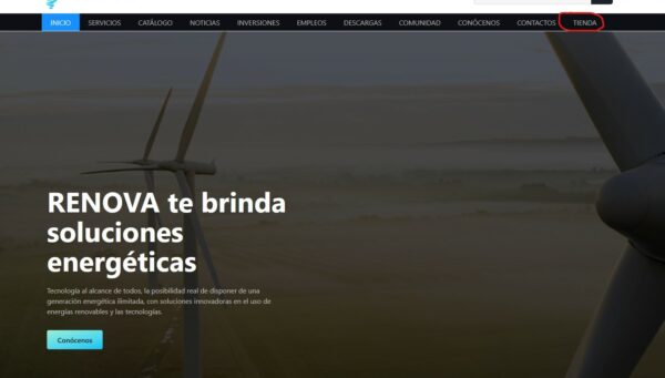 Online store available on our website