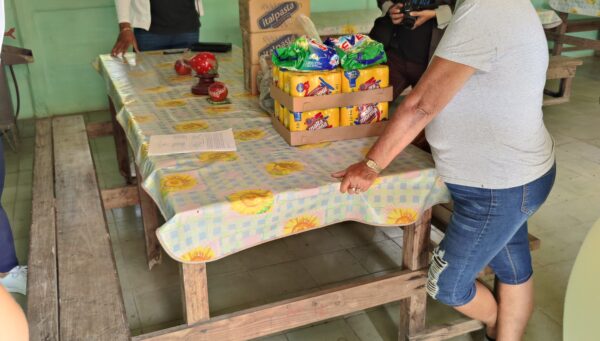 Non-state management forms supporting the victims of the heavy rains in Camagüey.
