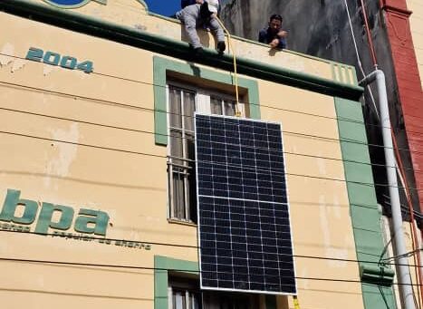 Installation of energy backup system at Banco Popular de Ahorros in Holguín.