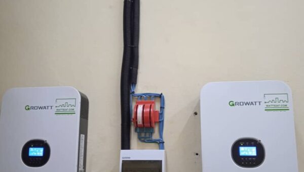 Installation of a photovoltaic solar system at Tukasa.