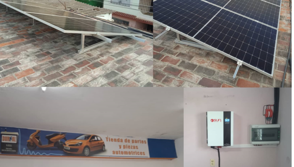 Montaje de Sistema fotovoltaico a Durkal S.U.R.L.