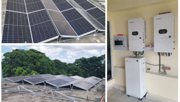 Renova S.R.L. realiza montaje de sistema solar fotovoltaico en Emprestur Holguín.